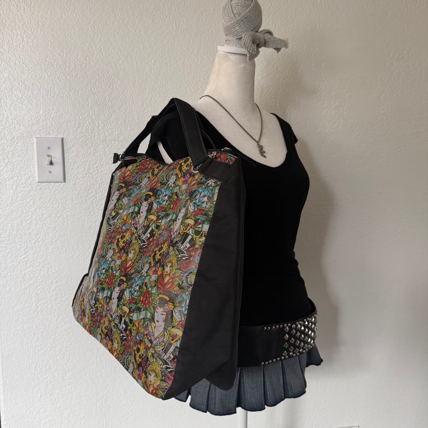 Ed Hardy oversized tote