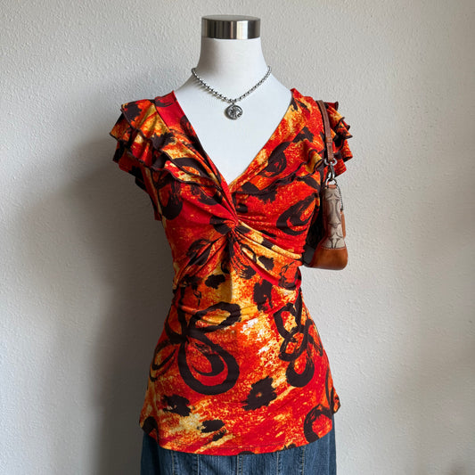 Suzie’s tropical flower top