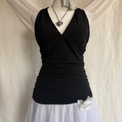 2000s Ruby Rox soft rose hoco dress
