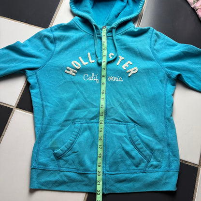 Hollister turquoise hoodie
