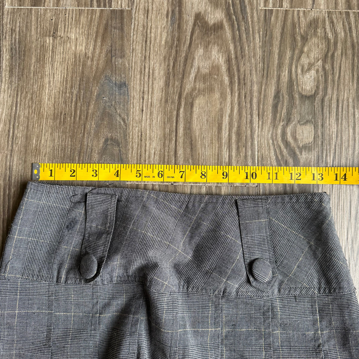 Office siren plaid skirt
