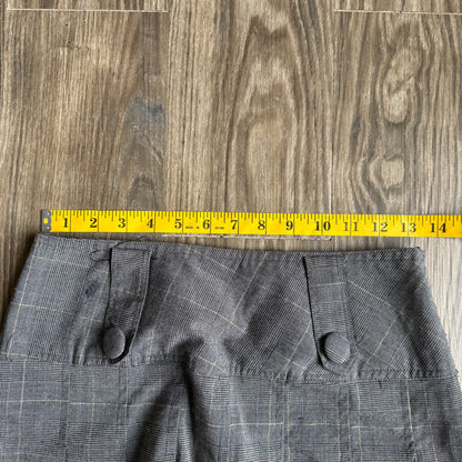 Office siren plaid skirt