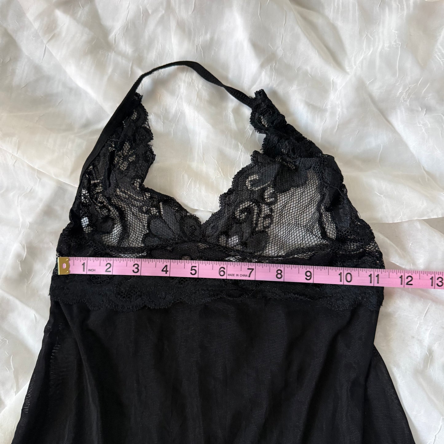 Black fairy lace top