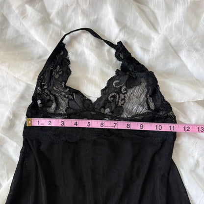Black fairy lace top