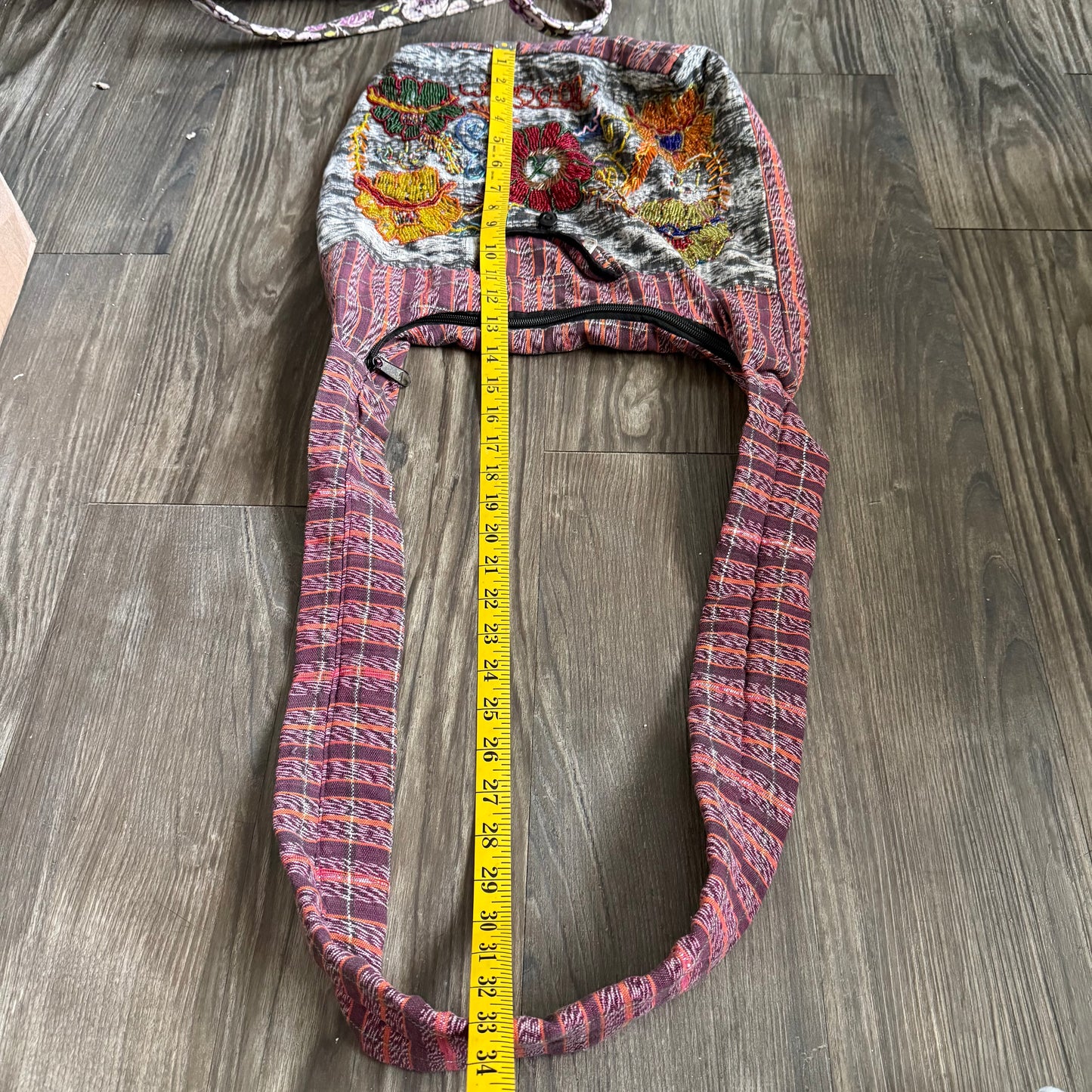 Beaded boho crossbody bag