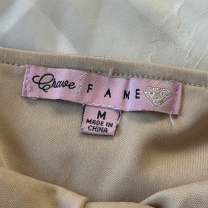 Beige cinched cami
