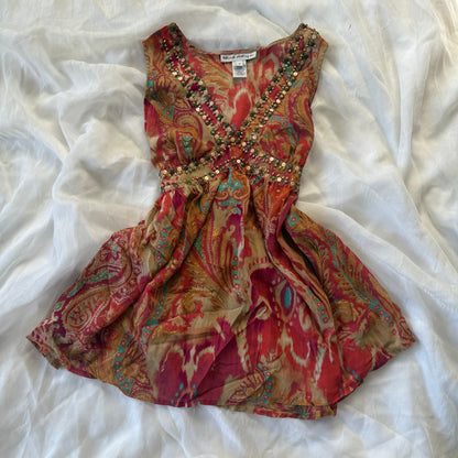 Summer sequin tank top