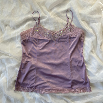 Fairy lilac purple sequin cami