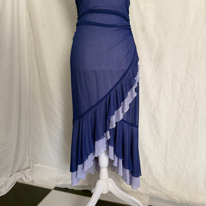 City Triangles purple fairy halter dress
