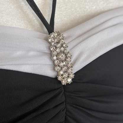 2000s Taboo prom halter dress