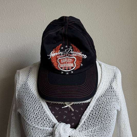 Rhinestone Harley Davidson hat