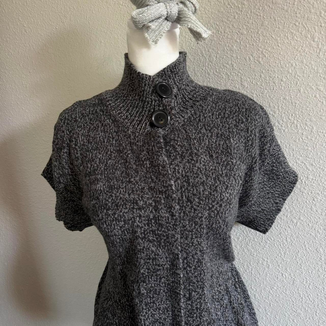 Grey oversized cardigan