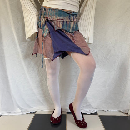Fairy adjustable purple mini skirt