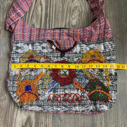 Beaded boho crossbody bag