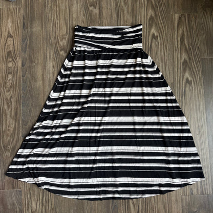 Misty’s striped maxi skirt
