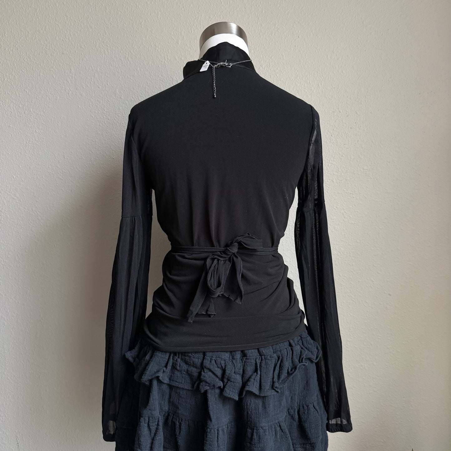 Black whimsigoth longsleeve top