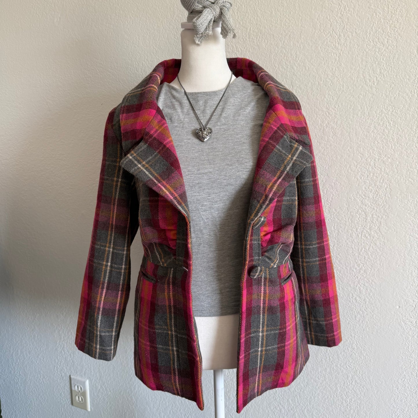 Plaid twee blazer