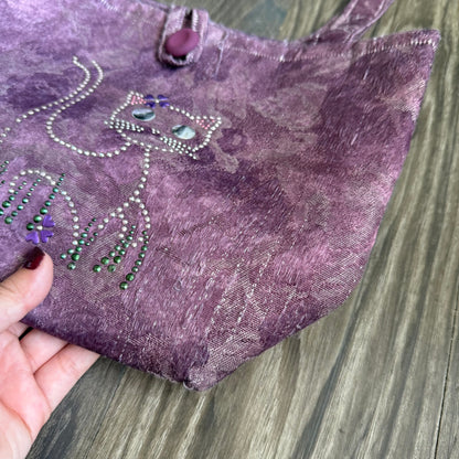 Whimsical cat shoulder bag