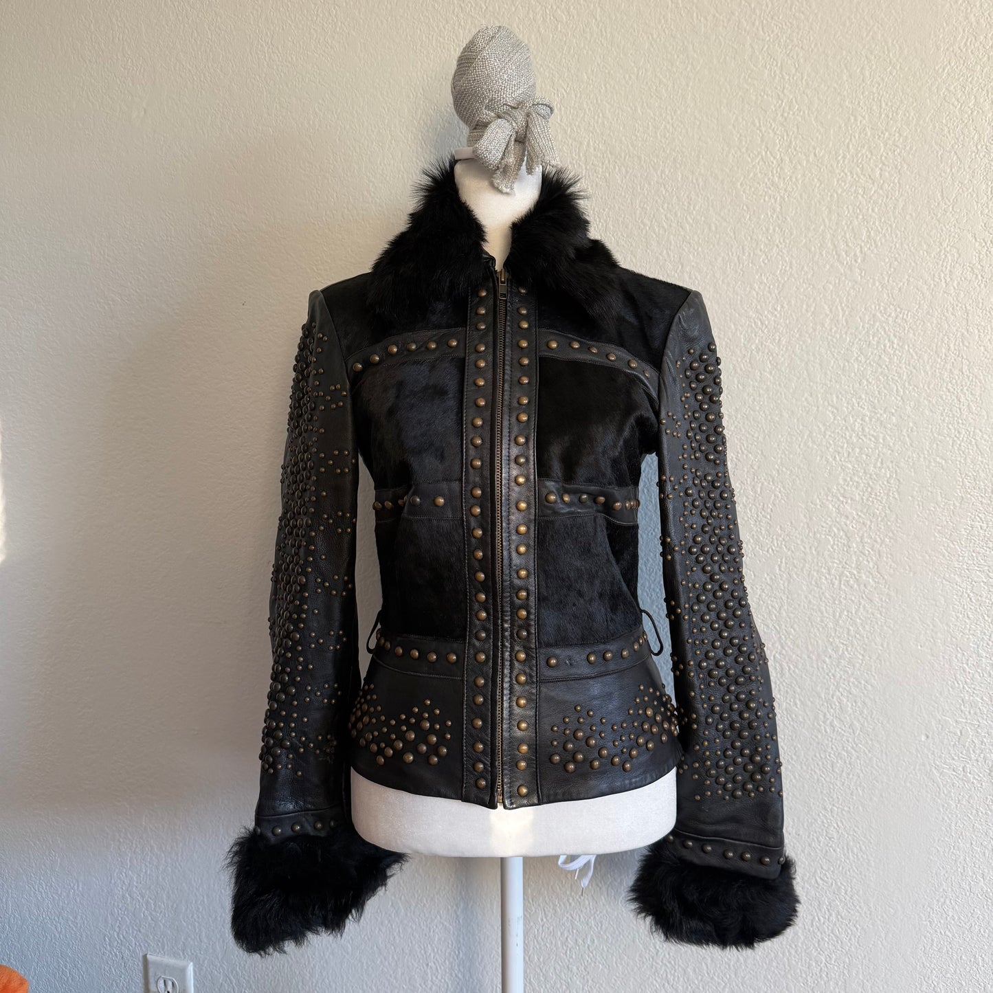 Vintage Cache studded jacket
