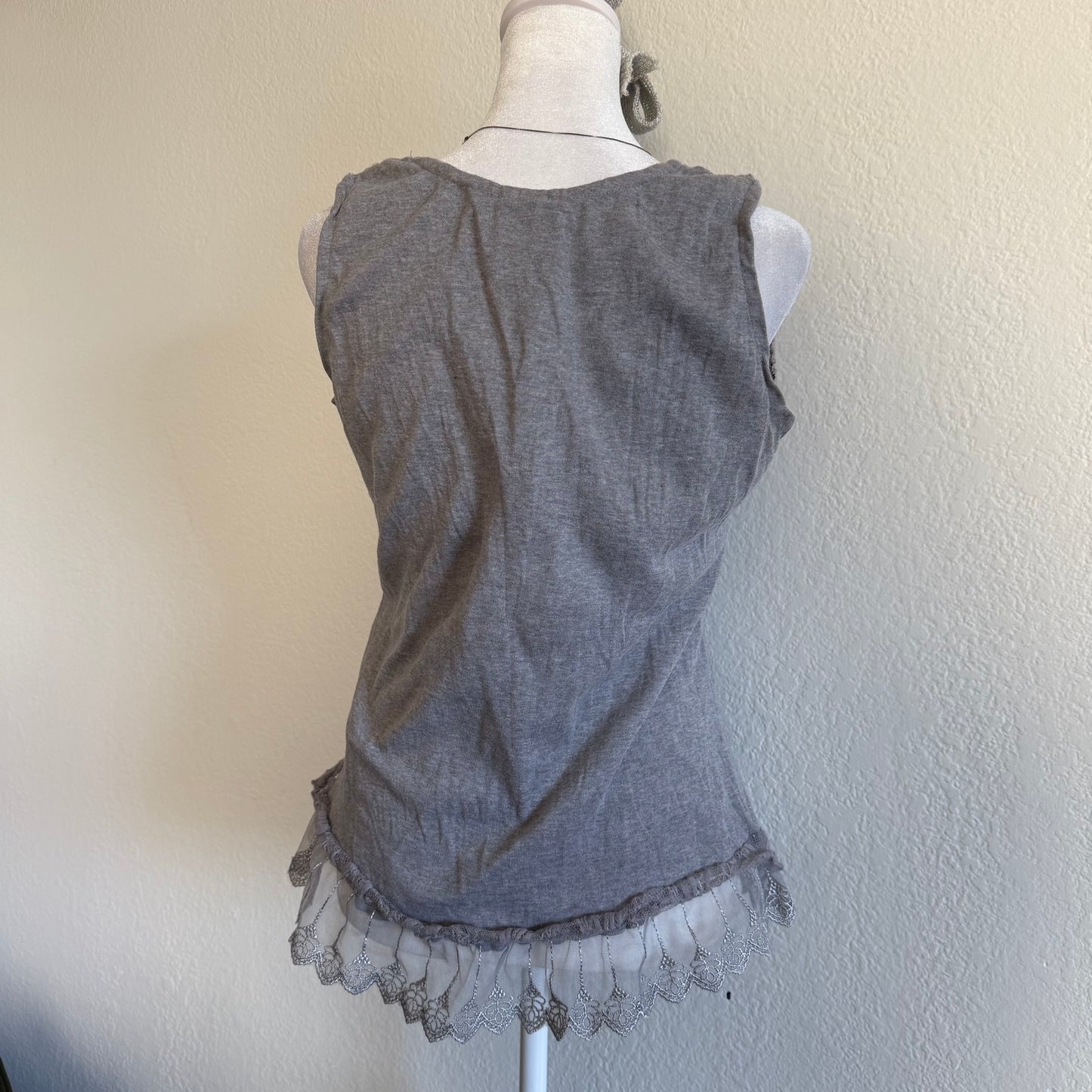 Fairy grunge ruffle top