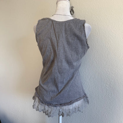 Fairy grunge ruffle top