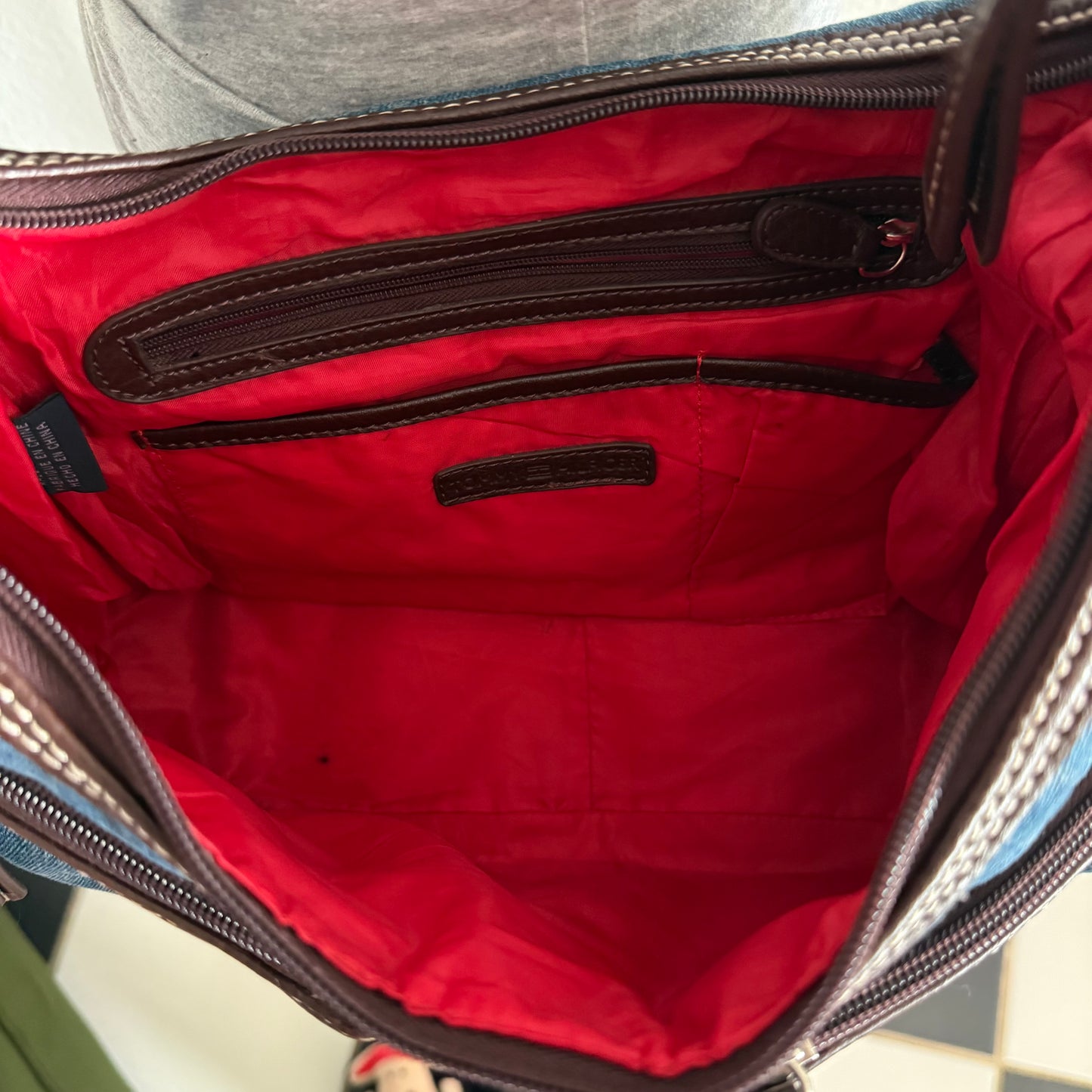 Tommy Hilfiger denim shoulder bag