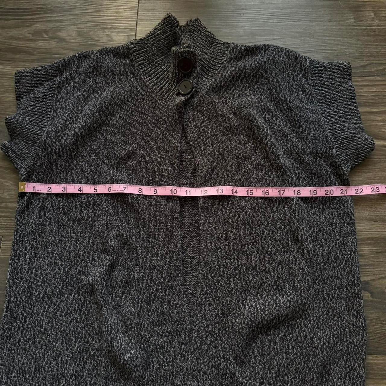 Grey oversized cardigan