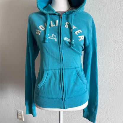 Hollister turquoise hoodie