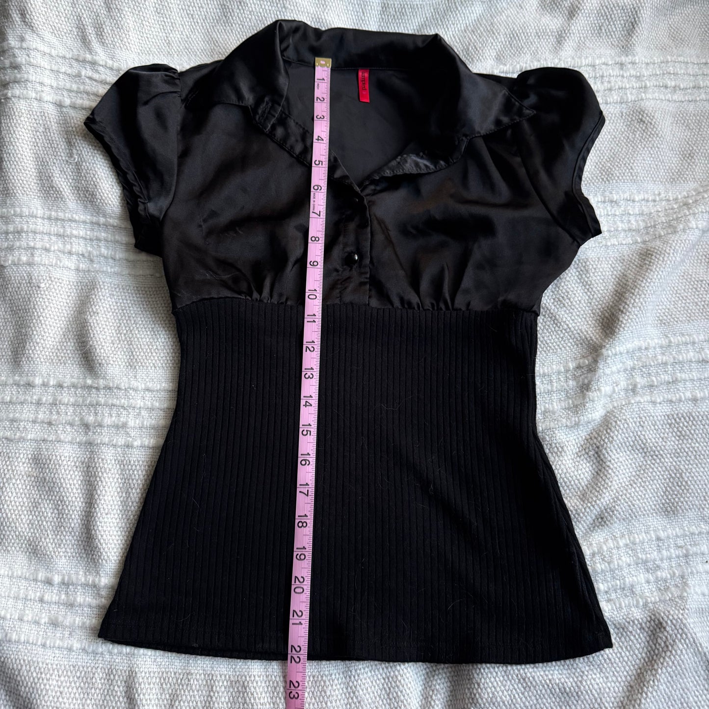 Office Siren satin top