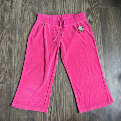 Pink velvet gauchos