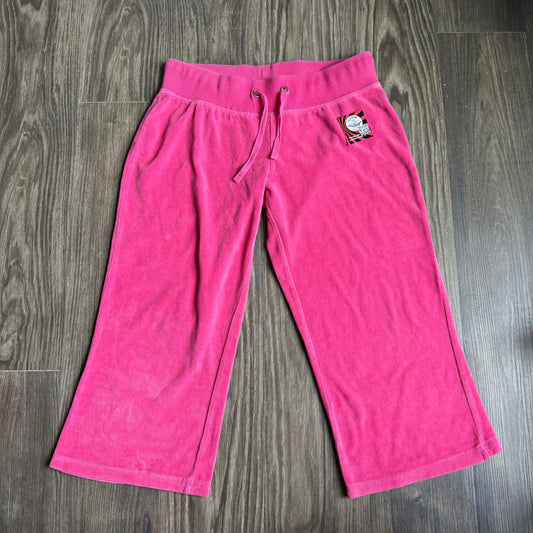 Pink velvet gauchos