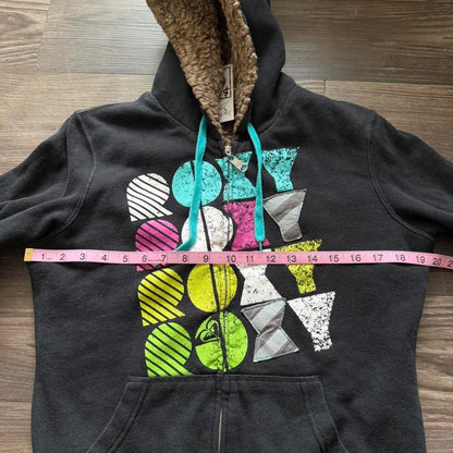 Roxy faux fur zip up