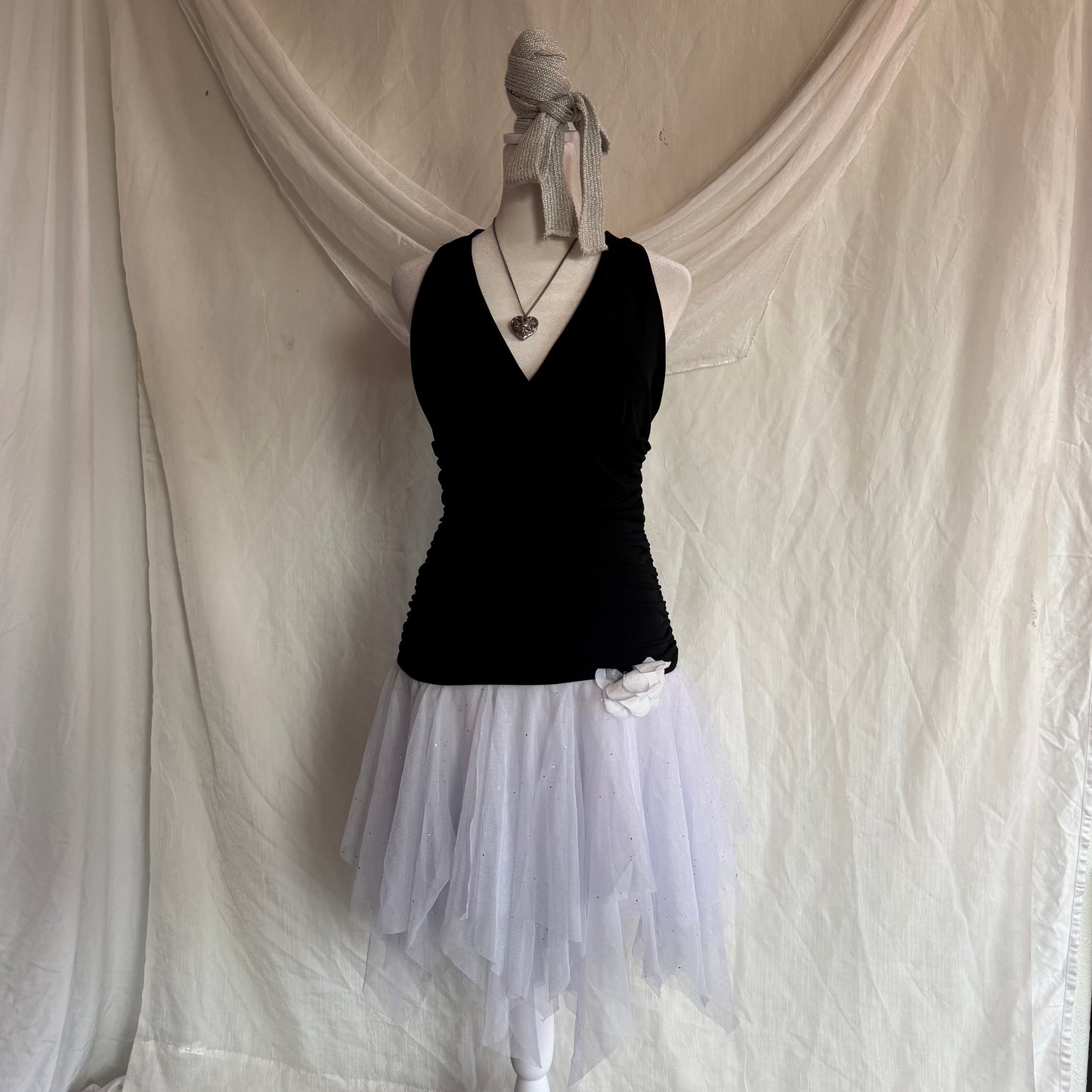 2000s Ruby Rox soft rose hoco dress