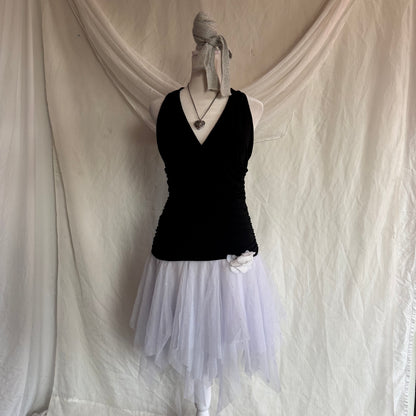 2000s Ruby Rox soft rose hoco dress