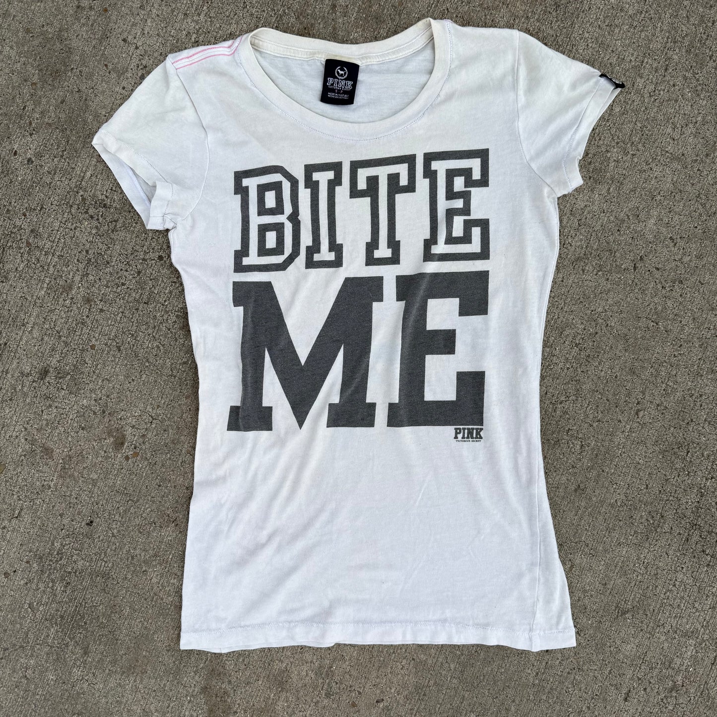 “Bite Me” PINK Victoria’s Secret top