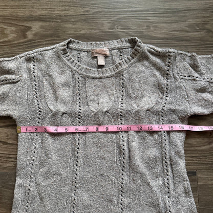 Knitted grey indie sweater