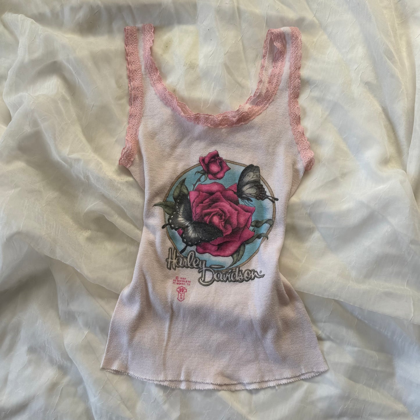 3D Emblem Harley Davidson tank top