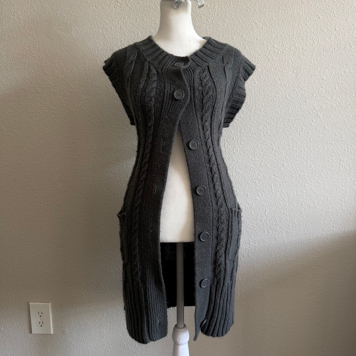 XOXO gray cardigan