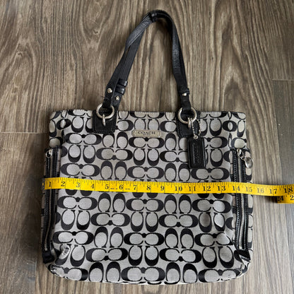 2000s coach signature canvas bag