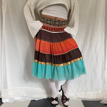 Fairy summer midi skirt
