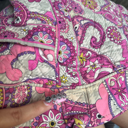 Vera Bradley pink paisley shoulder bag
