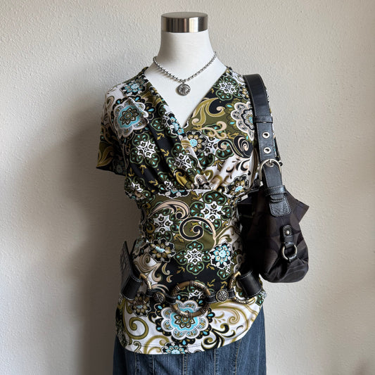 Misty’s whimsical swirl top