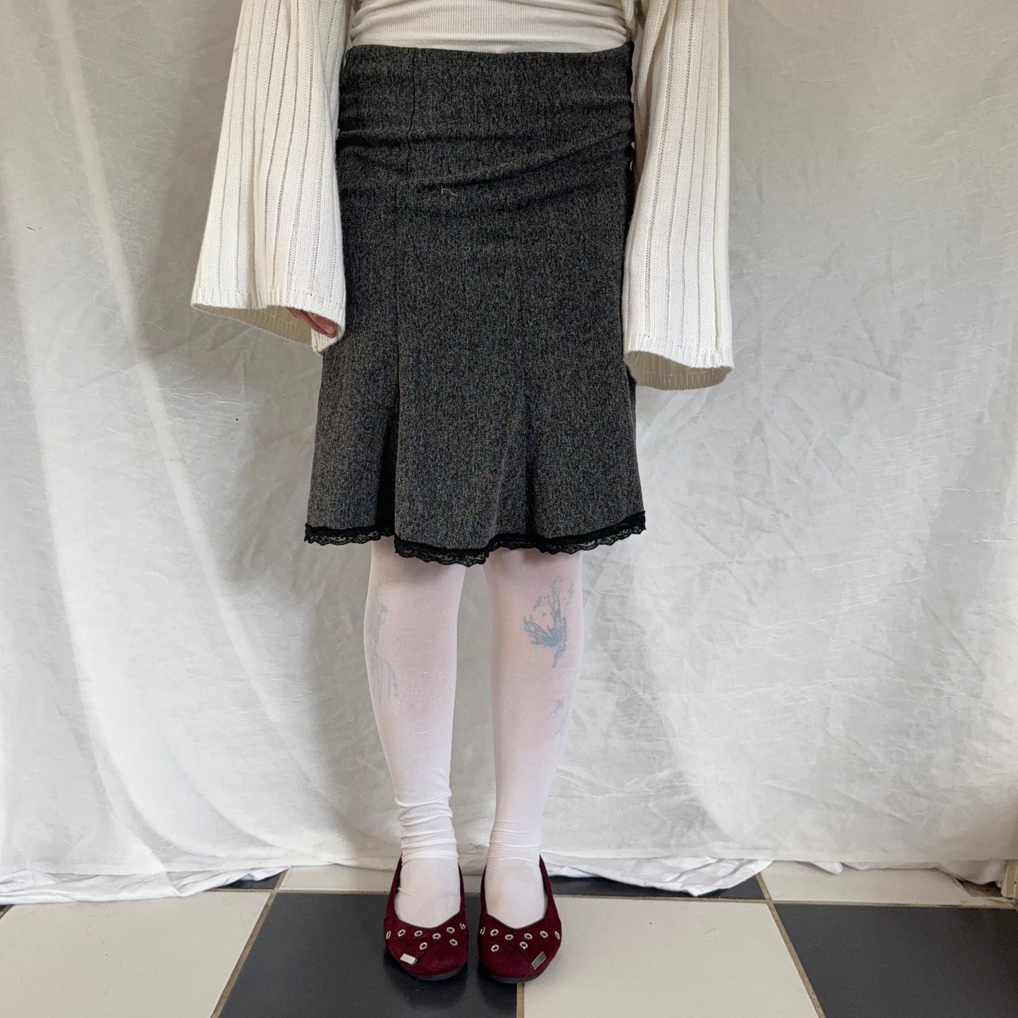 Office siren midi skirt