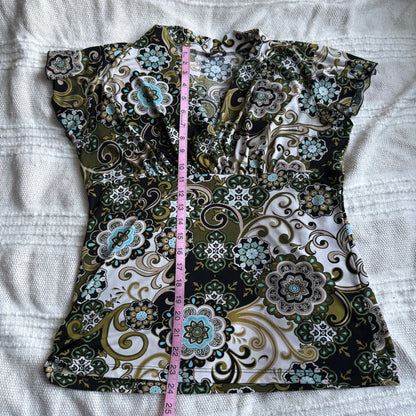 Paisley floral top
