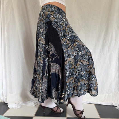 Whimsy navy paisley maxi