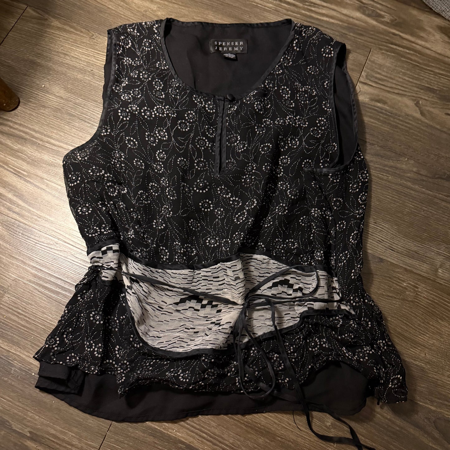 Flower printed boho blouse