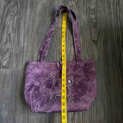 Whimsical cat shoulder bag