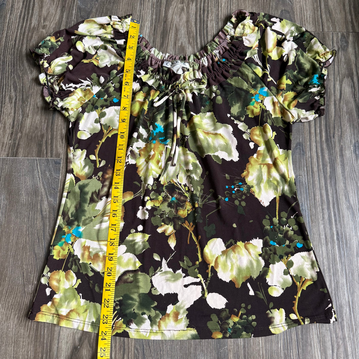 Claire’s flower babydoll top