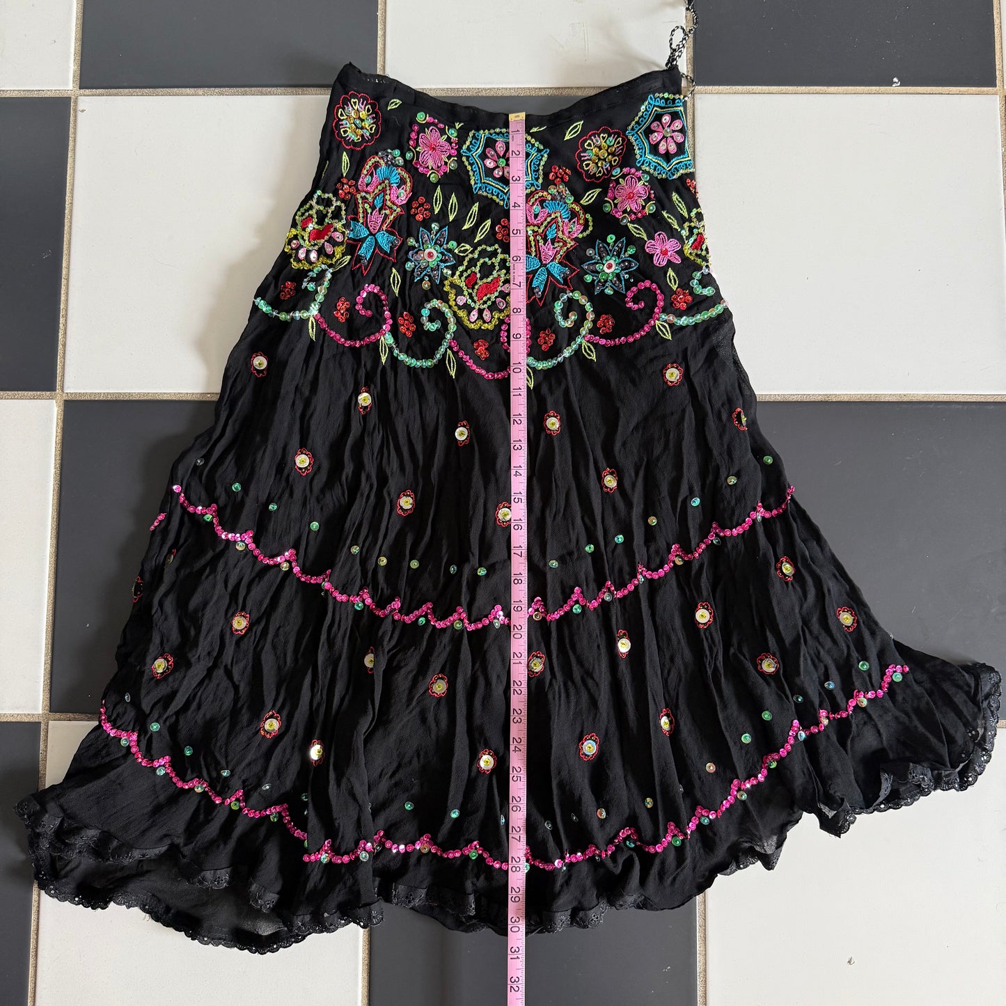 Insane fairy flower beaded maxi