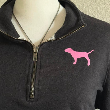 Love Pink quarter zip sweatshirt